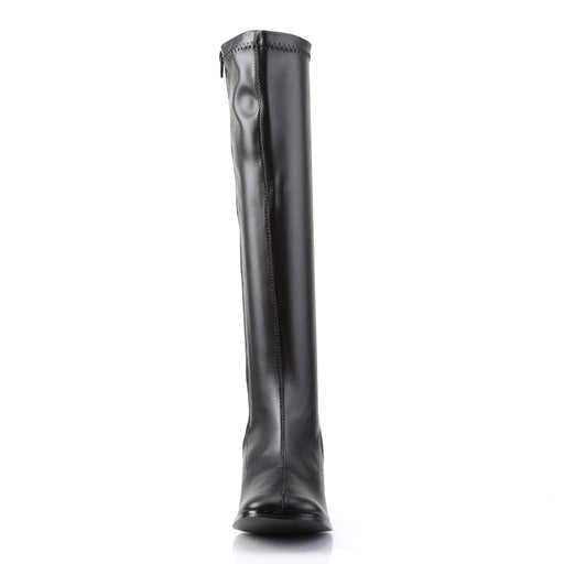 Funtasma GOGO-300 Knee High Boot (Black Stretch Pu)