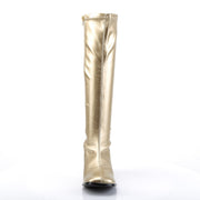 Funtasma GOGO-300 Knee High Boot (Gold Stretch Pu)