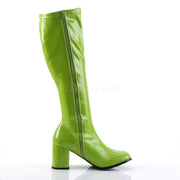 Funtasma GOGO-300 Knee High Boot (Lime Green Stretch Patent)