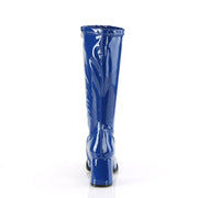 Funtasma GOGO-300 Knee High Boot (Navy Blue Stretch Patent)