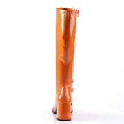 Funtasma GOGO-300 Knee High Boot (Orange Stretch Patent)
