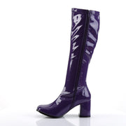 Funtasma GOGO-300 Knee High Boot (Purple Stretch Patent)