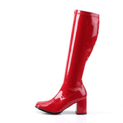 Funtasma GOGO-300 Knee High Boot (Red Stretch Patent)