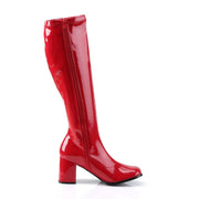 Funtasma GOGO-300 Knee High Boot (Red Stretch Patent)