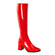 Funtasma GOGO-300 Knee High Boot (Red Stretch Patent)