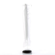 Funtasma GOGO-300 Knee High Boot (White Stretch Patent)