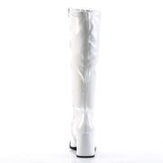 Funtasma GOGO-300 Knee High Boot (White Stretch Patent)