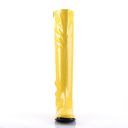 Funtasma GOGO-300 Knee High Boot (Yellow Stretch Patent)