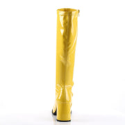 Funtasma GOGO-300 Knee High Boot (Yellow Stretch Patent)