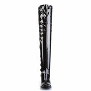 Funtasma GOGO-3000 Knee High Boot (Black Stretch Patent)