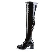 Funtasma GOGO-3000 Knee High Boot (Black Stretch Patent)