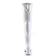 Funtasma GOGO-3000 Knee High Boot (White Stretch Patent)