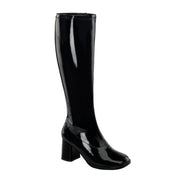 Funtasma GOGO-300WC Knee High Boot (Black Stretch Patent)