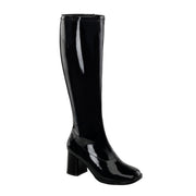 Funtasma GOGO-300WC Knee High Boot (Black Stretch Patent)