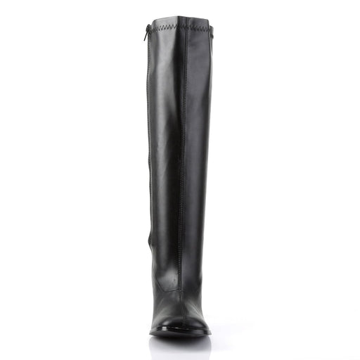 Funtasma GOGO-300WC Knee High Boot (Black Stretch Pu)