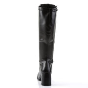 Funtasma GOGO-300WC Knee High Boot (Black Stretch Pu)