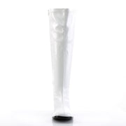 Funtasma GOGO-300WC Knee High Boot (White Stretch Patent)