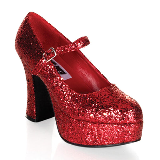Funtasma MARYJANE-50G Pump (Red Glitter)