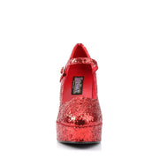 Funtasma MARYJANE-50G Pump (Red Glitter)
