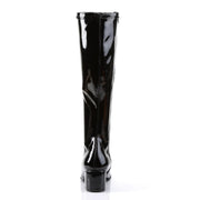 Funtasma RETRO-300 Knee High Boot (Black Stretch Patent)