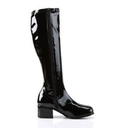 Funtasma RETRO-300 Knee High Boot (Black Stretch Patent)