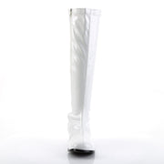 Funtasma RETRO-300 Knee High Boot (White Stretch Patent)