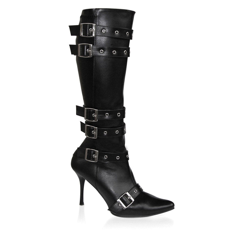 Funtasma SPICY-138 Knee High Boot (Black Stretch Pu)