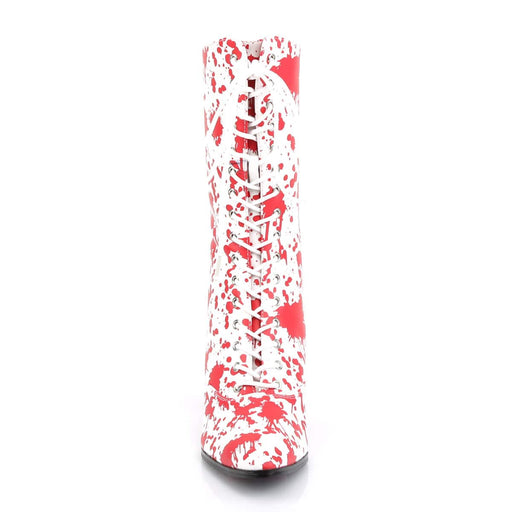 Funtasma VICTORIAN-120BL White-Red Patent