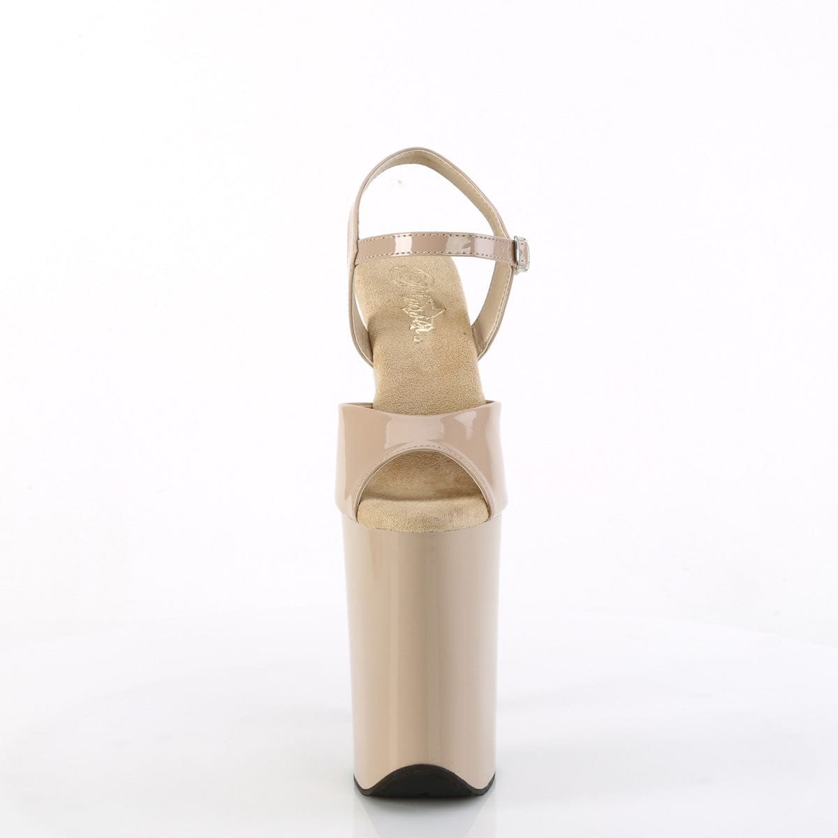 INFINITY-909 Nude Patent/Nude Pleaser US Size (Women's): 5