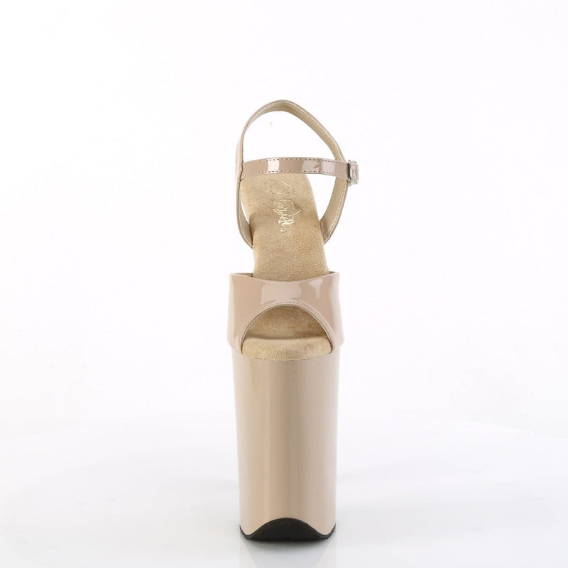 INFINITY-909 Nude Patent/Nude Pleaser US Size (Women's): 5