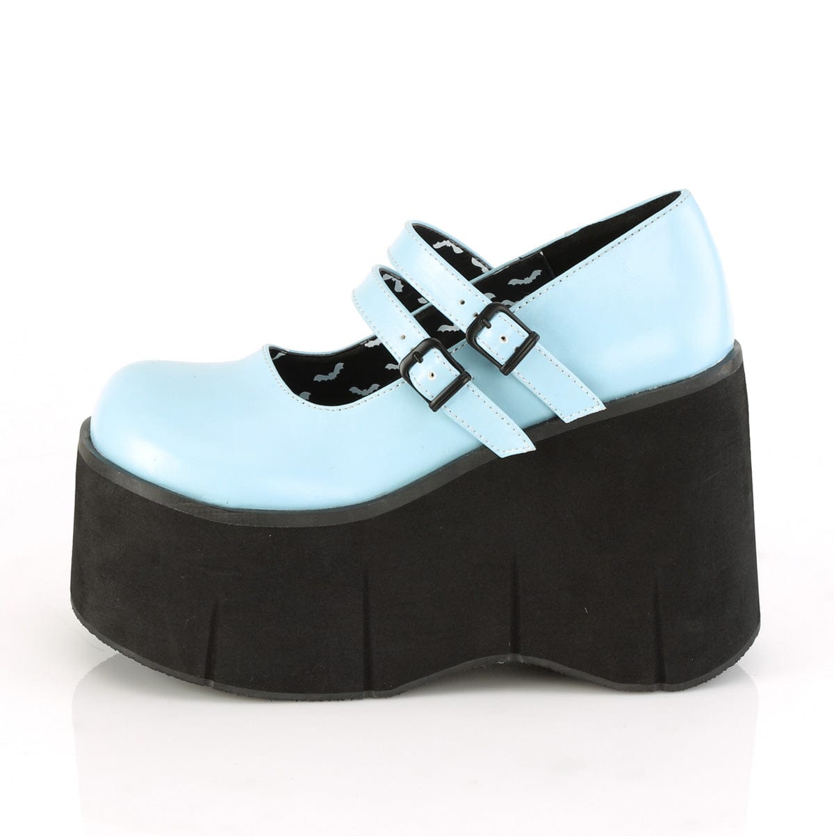 KERA-08 Baby Blue Vegan Leather Mary Janes Demonia US Size (Women's): 5