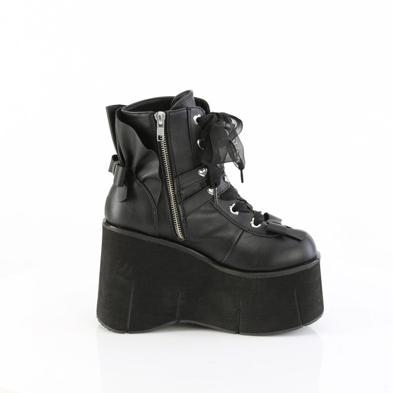 KERA-55 Black Vegan Leather Demonia US Size (Women's): 5