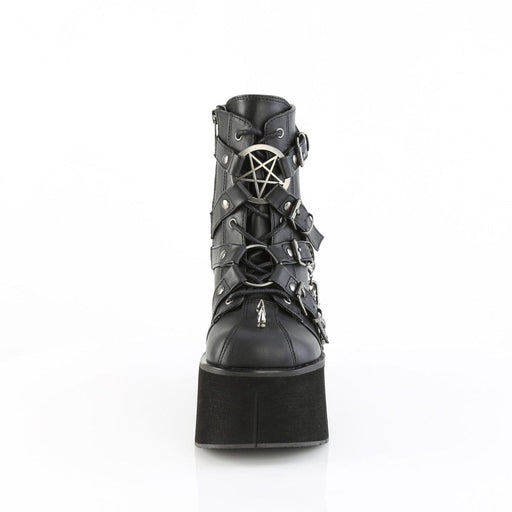 KERA-68 Black Vegan Leather Demonia US Size (Women's): 5