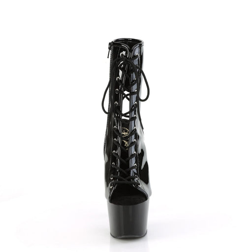 Pleaser ADORE-1016 Platform Ankle Boot (Black Patent/Black)