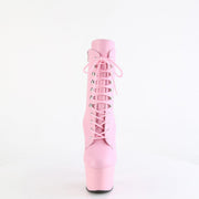 Pleaser ADORE-1020 Platform Ankle Boot (Baby Pink Faux Leather/Baby Pink Matte)