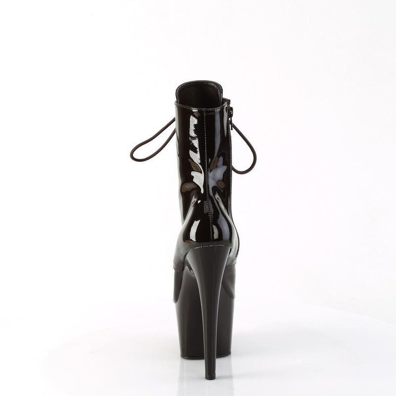 Pleaser ADORE-1020 Platform Ankle Boot (Coffee Patent/Coffee)
