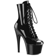 Pleaser ADORE-1020ESC Platform Ankle Boot (Black Patent/Black)