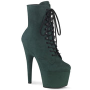 Pleaser ADORE-1020FS Platform Ankle Boot (Emerald Green F.Suede/Emerald Green F.Suede)