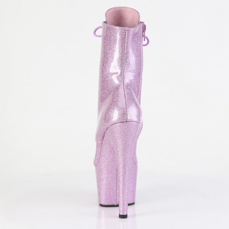Pleaser ADORE-1020GP Platform Ankle Boot (Lilac Glitter Patent/M)