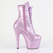 Pleaser ADORE-1020GP Platform Ankle Boot (Lilac Glitter Patent/M)
