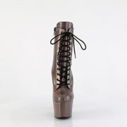 Pleaser ADORE-1020HG Platform Ankle Boot (Gun Metal Holo/Matching)