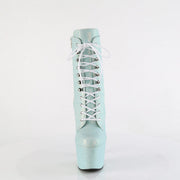Pleaser ADORE-1020SDG Platform Ankle Boot (Baby Blue Sawdust Glitter)