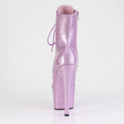 Pleaser ADORE-1021GP Platform Ankle Boot (Lilac Glitter Patent/M)