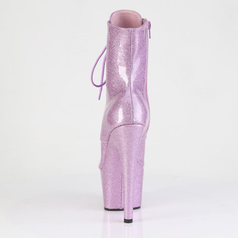 Pleaser ADORE-1021GP Platform Ankle Boot (Lilac Glitter Patent/M)
