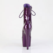 Pleaser ADORE-1021GP Platform Ankle Boot (Purple Glitter Patent/M)
