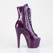 Pleaser ADORE-1021GP Platform Ankle Boot (Purple Glitter Patent/M)