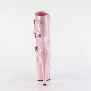 Pleaser ADORE-1043 Platform Ankle Boot (Baby Pink Patent/Baby Pink Patent)