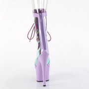 Pleaser ADORE-1047 Platform Ankle Boot (Lavender Patent-Holo/Lavender)