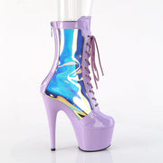 Pleaser ADORE-1047 Platform Ankle Boot (Lavender Patent-Holo/Lavender)