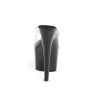 Pleaser ADORE-701 Platform Slide (Clear/Black)